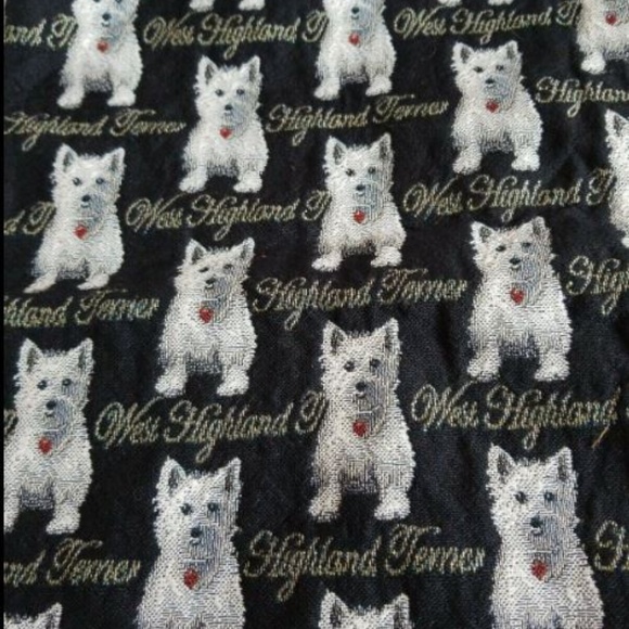 Dog Westie Tapestry Reusable Grocery Eco Tote NEW - Picture 1 of 4